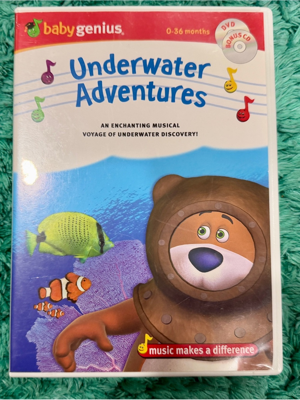 Underwater Adventures DVD - Blue